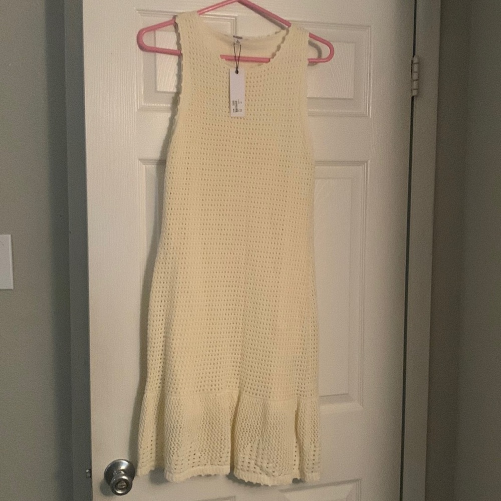 Nwt creme colored dress